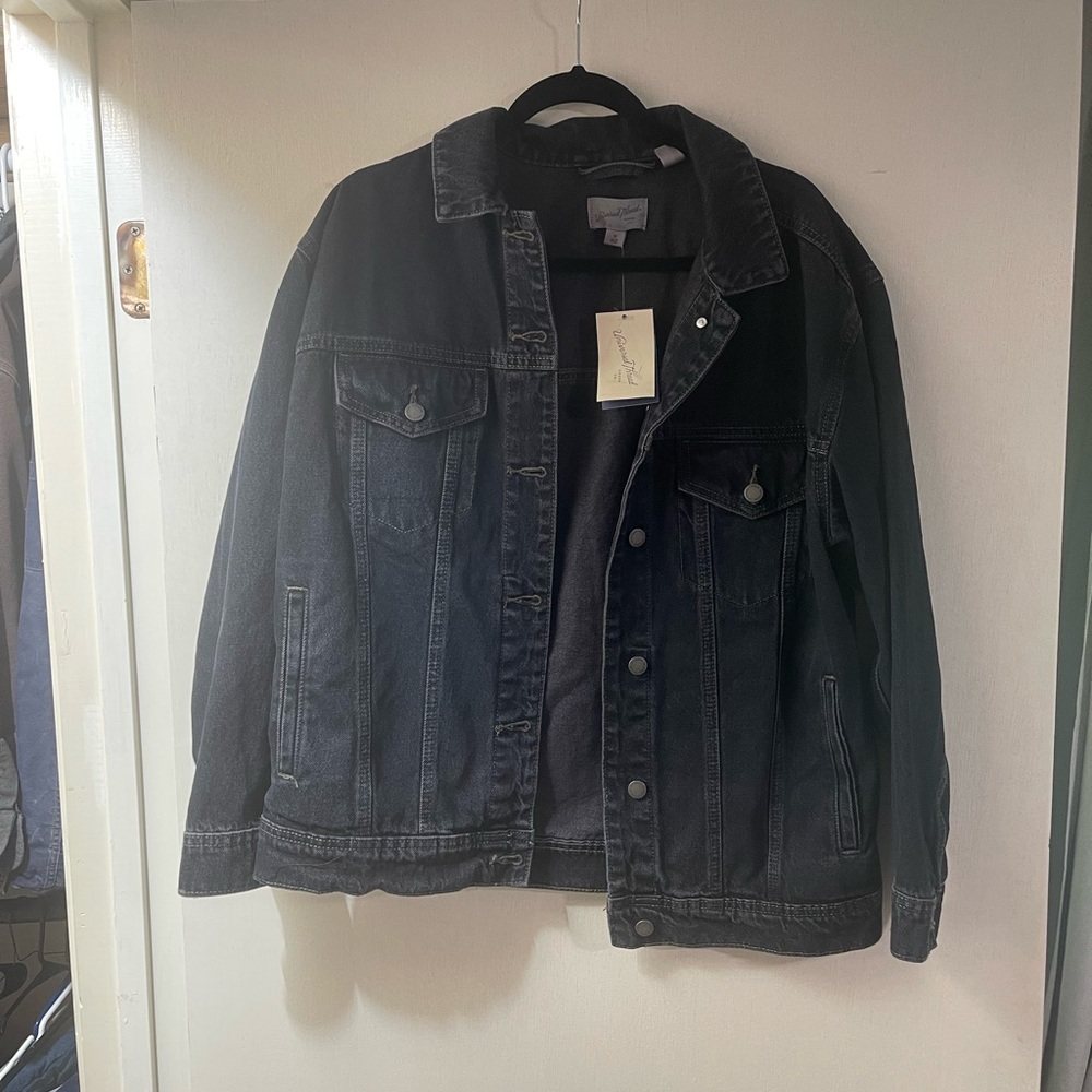Universal Thread Men's Dark Gray Denim Jacket